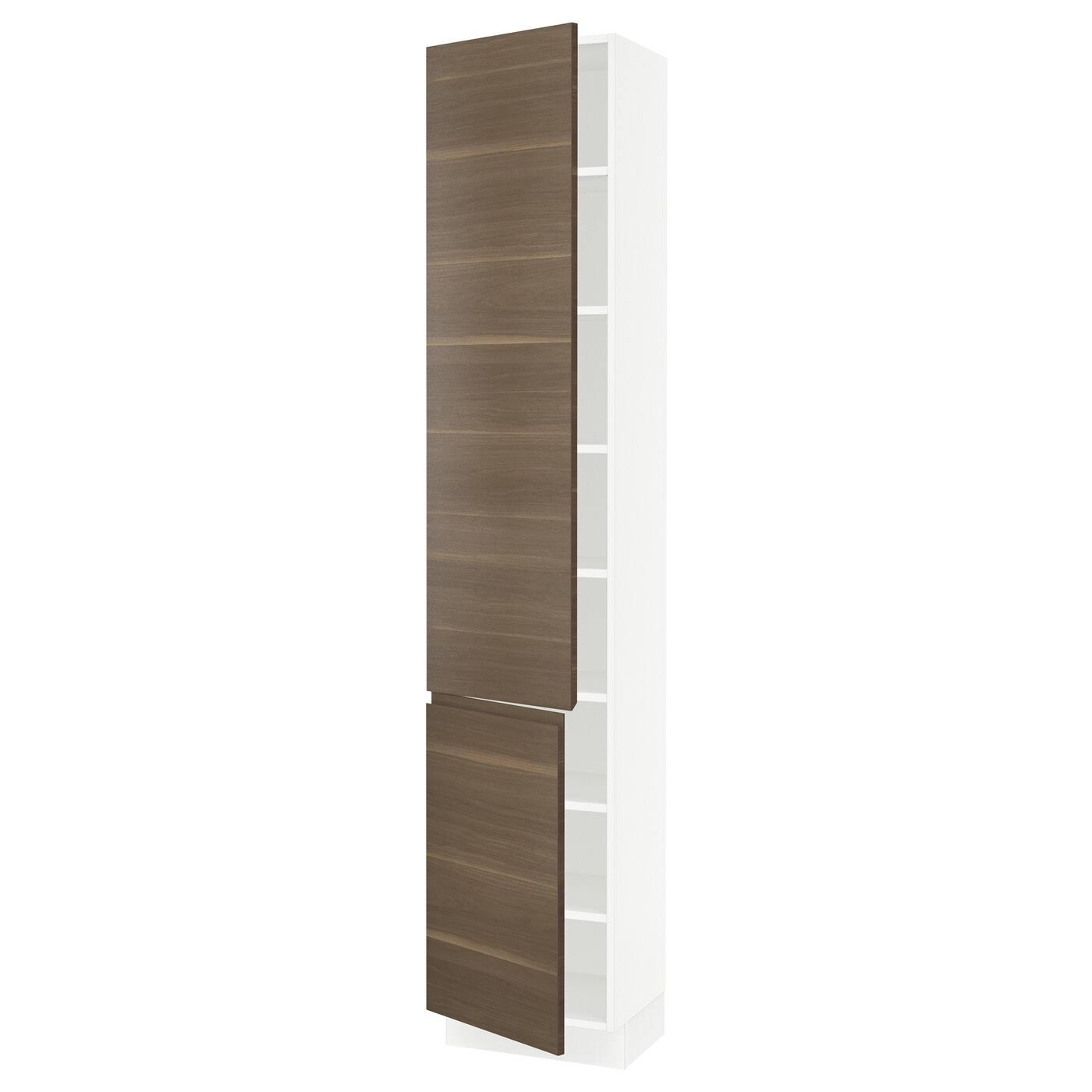 White High Cabinet with shelves and 2 Doors X231290
