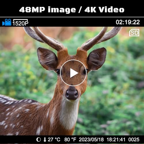 4K 48MP Night Vision Trail Camera M678333