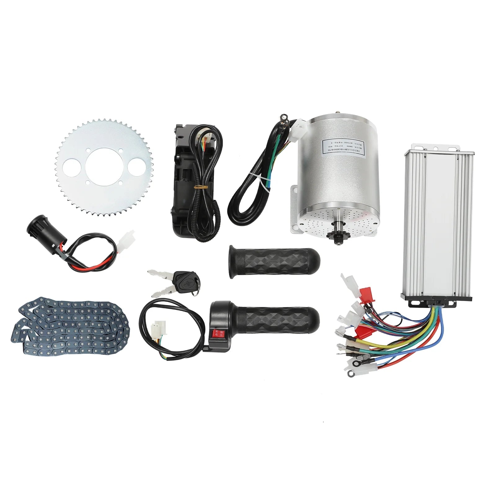 48-72V 3000W Brushless Motor Kit with Controller and Throttle J83859
