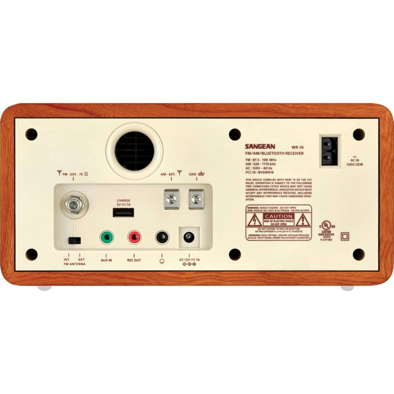 AM-FM Bluetooth Wooden Cabinet Radio M406698