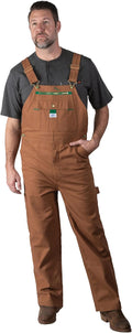 Men's Duck Bib Overall, Pecan, 38x30 K76091