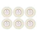 Set of 6 White Tea Pleated Soap 50g O8497