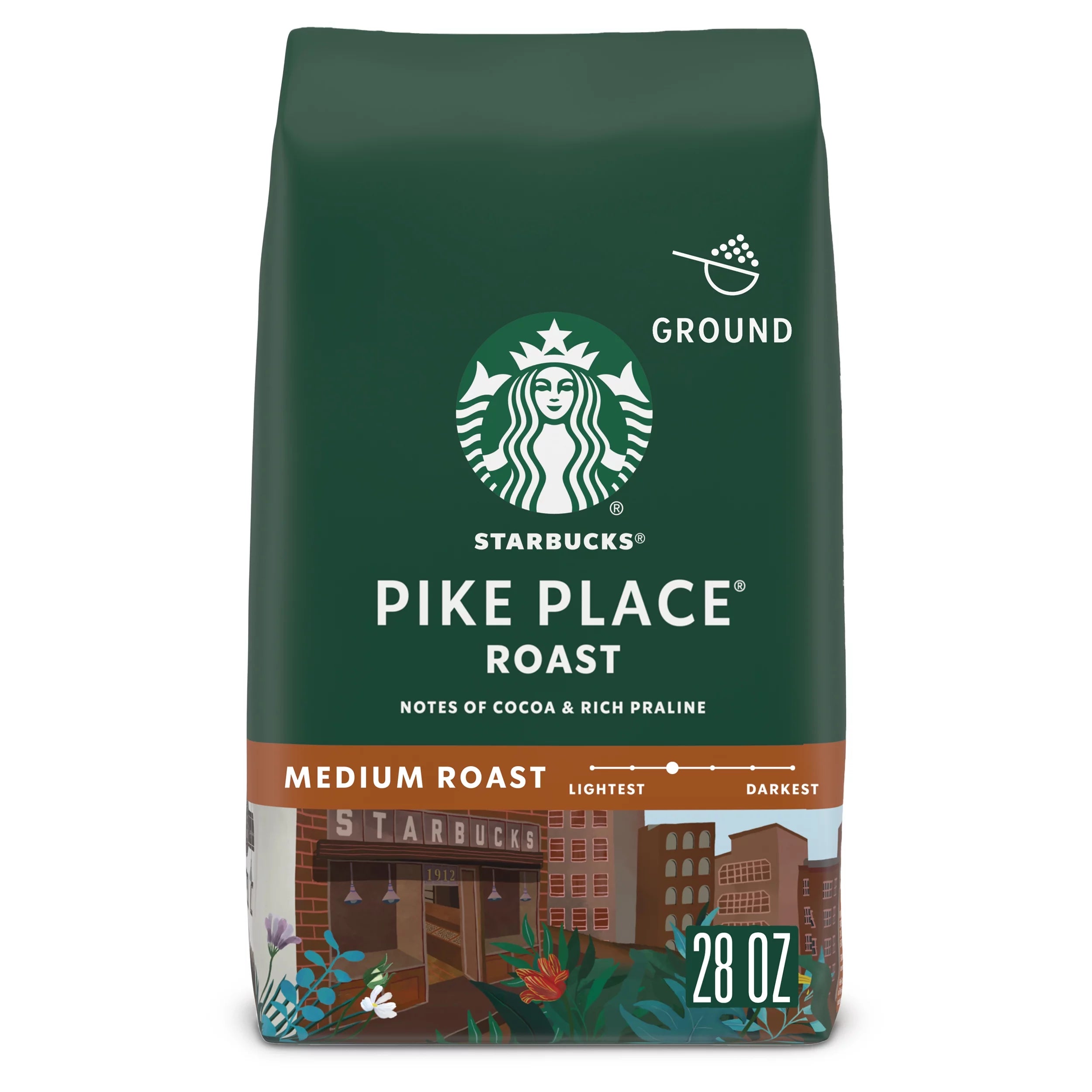 (2 pack) Medium Roast Ground Coffee, 28 oz F9023