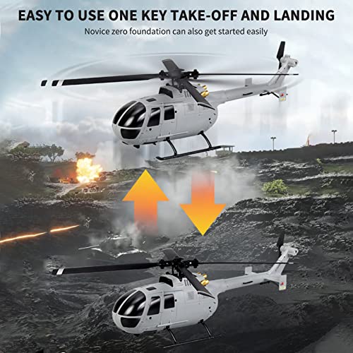 RC Helicopter with 6-axis Gyro Stabilization Altitude Hold 3 Batteries H216