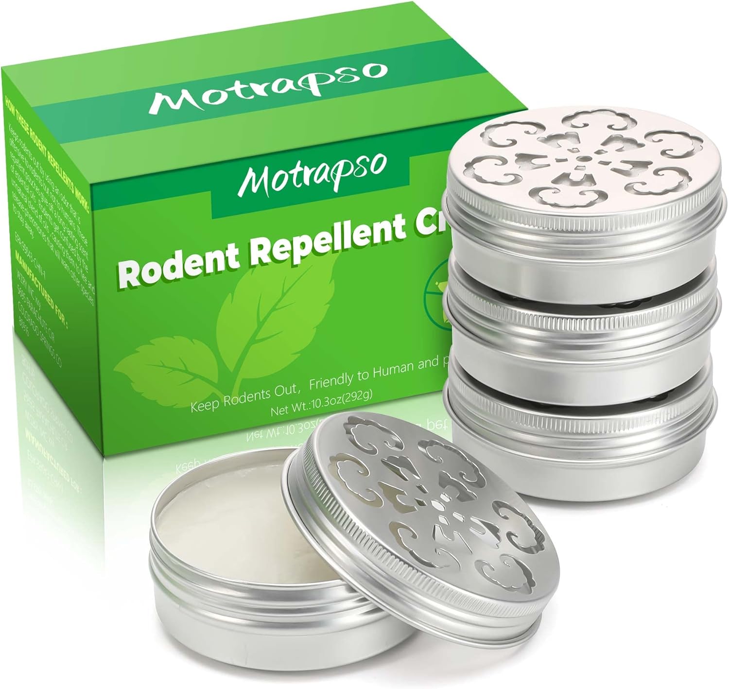Peppermint Oil 4 Pack Mouse Repellent U1647