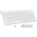 Wine Red Wireless Keyboard and Mouse Combo I19551