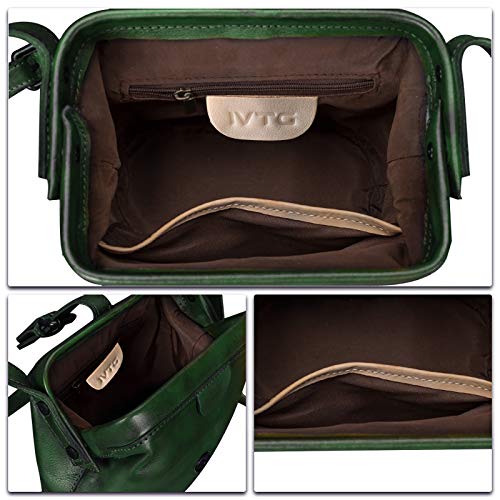 Genuine Leather Crossbody Bag Small Satchel Vintage Mini Purse B138