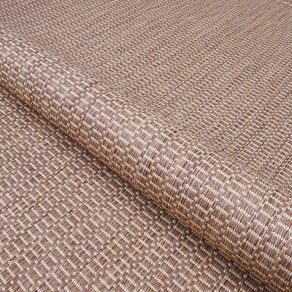 Cocoa Brown-Natural 7'6" Indoor/Outdoor Area Rug A57279