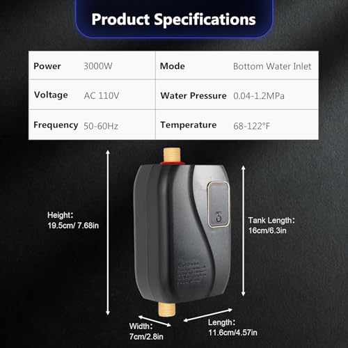Mini Tankless Wall-Mounted Electric Water Heater R418313
