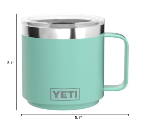 14 oz Vacuum Insulated Stainless Steel Stackable Mug with Lid J333
