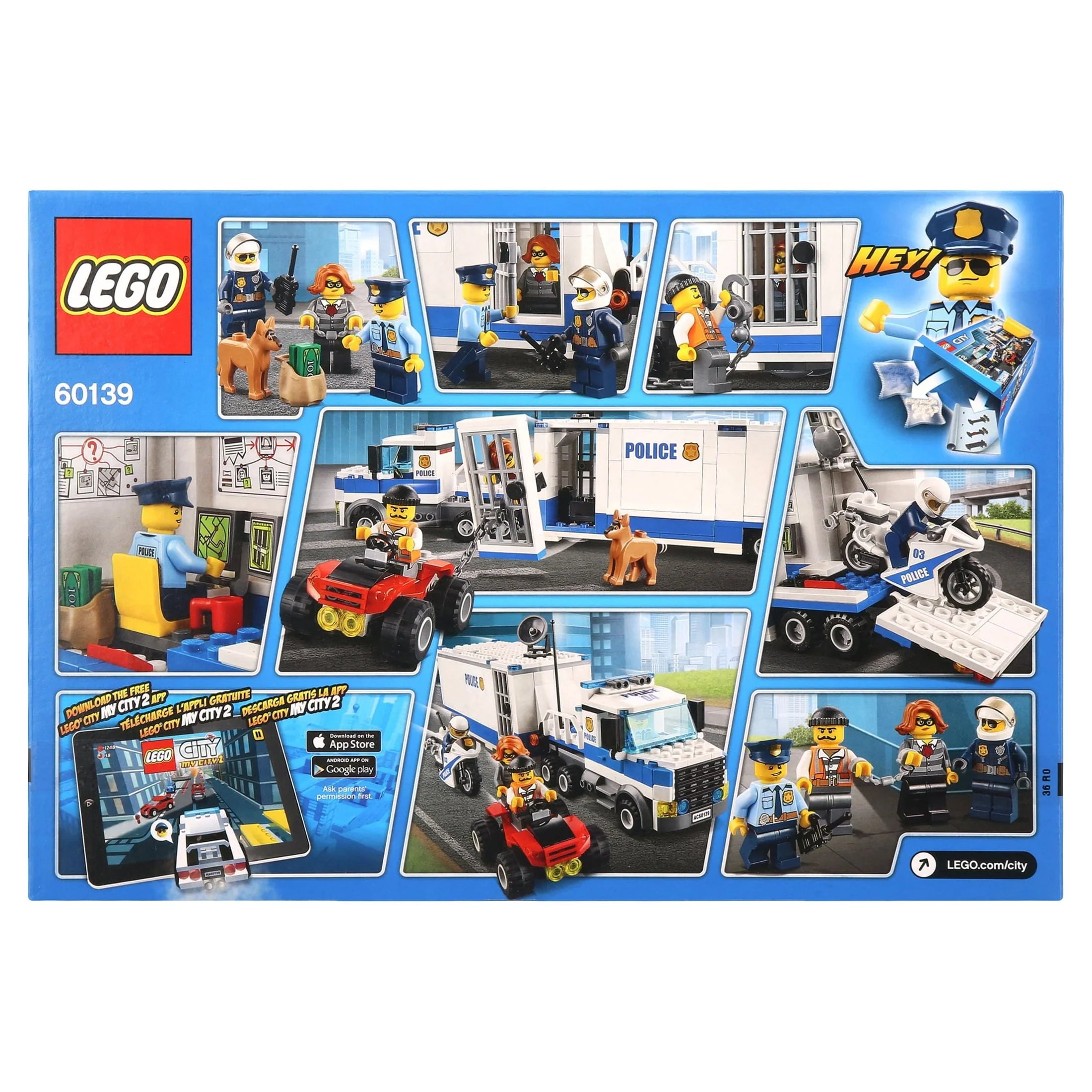 LEGO City Police Mobile Command Center 374 Pieces Z501851