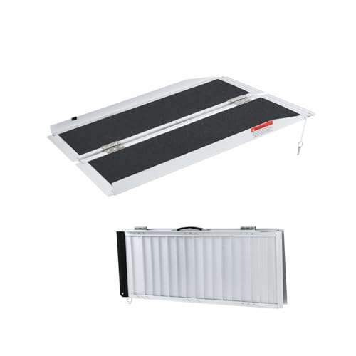 Portable 3FT Aluminum Non-Slip Wheelchair Ramp X313