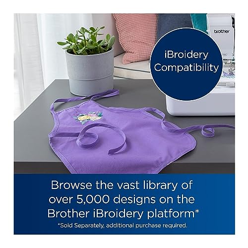 3.7-Inch LCD Touch Display Computerized Embroidery Machine with Sewing Bundle G76524