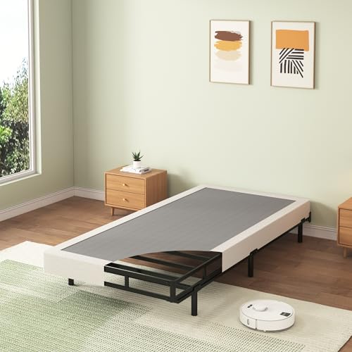 Twin Box Spring with Fabric Cover Set, 5 Inch Twin Size O4003