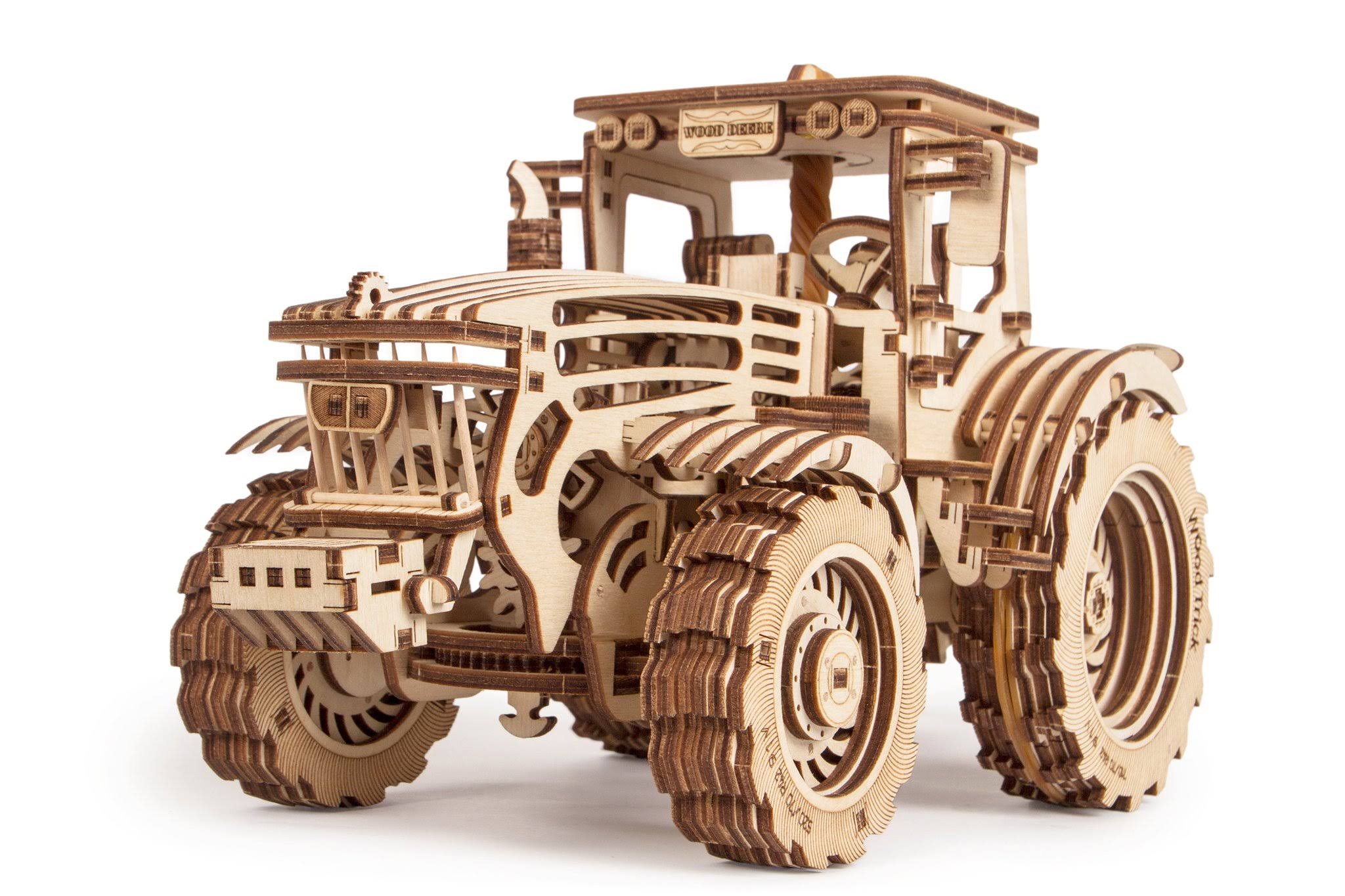 Wooden Mechanical Tractor Model Kit M219