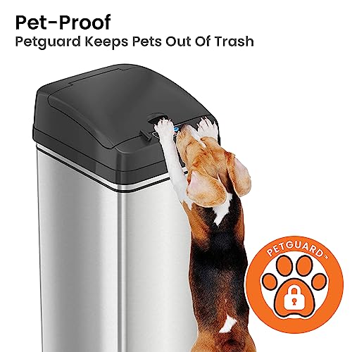 Stainless Steel 16 Gallon Touchless Sensor Trash Can K63750