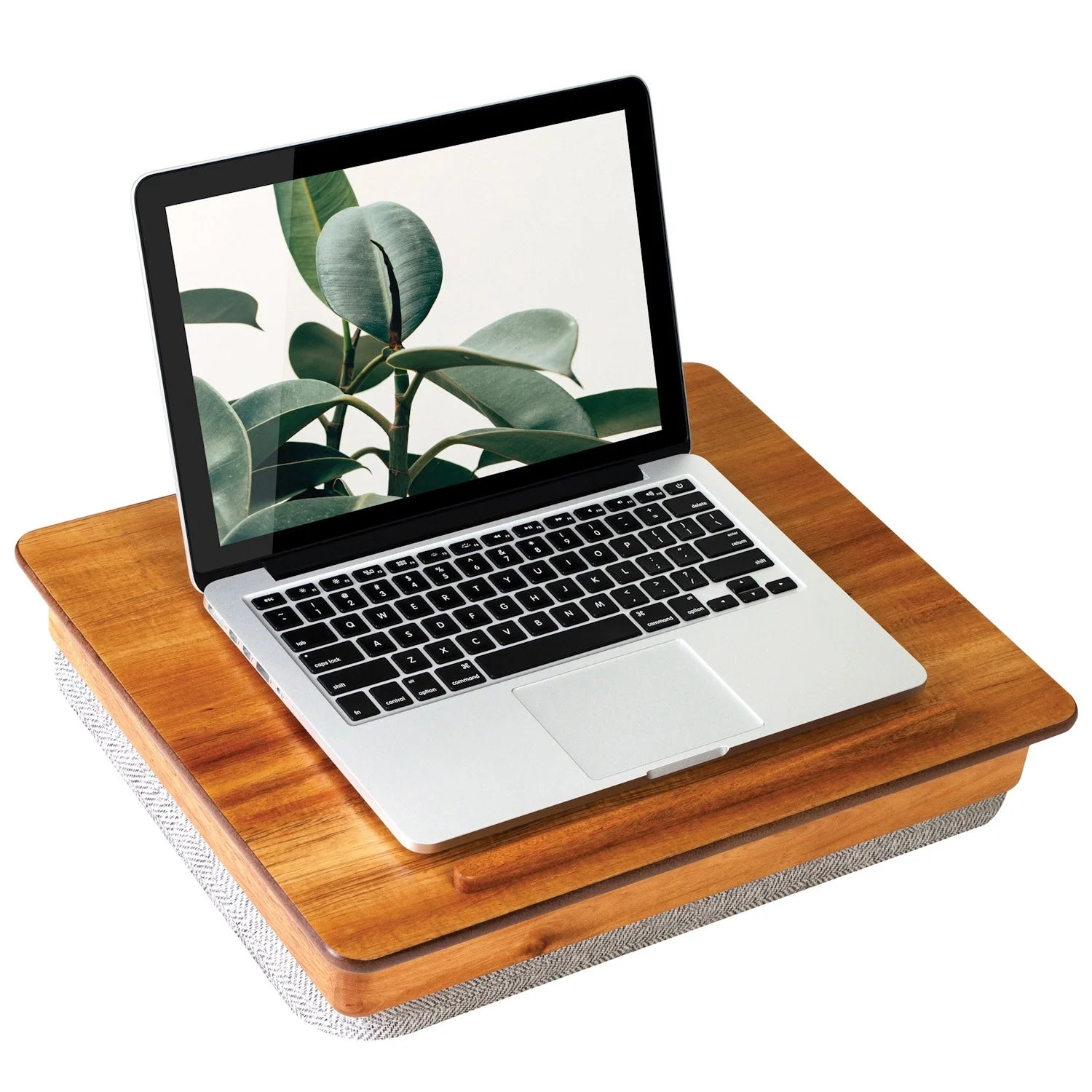 Natural Acacia Wood Lap Desk with Storage K55831