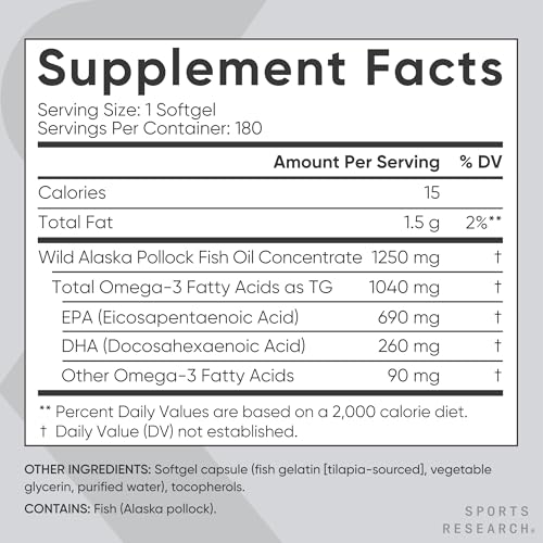 90 ct Triple Strength Fish Oil Supplement F201545