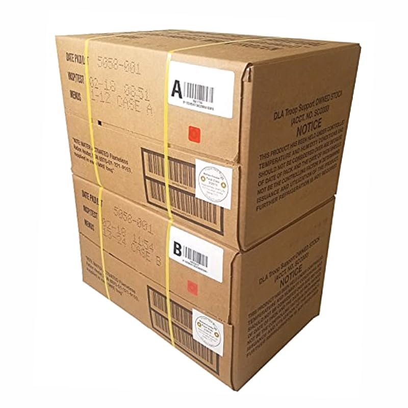 MRE Meal Kit Bundle Cases with Heater - Inspection Date 2025 or Better D706175