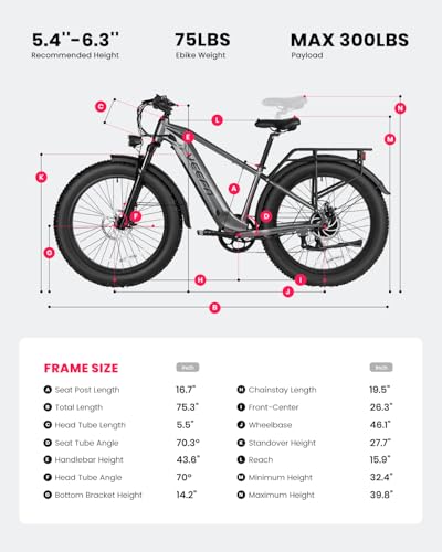 26" x 4.0" Fat Tire 7-Speed Electric Bike B1811