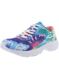 Purple Mesh Slip Resistant Sneakers Size 6 E7924