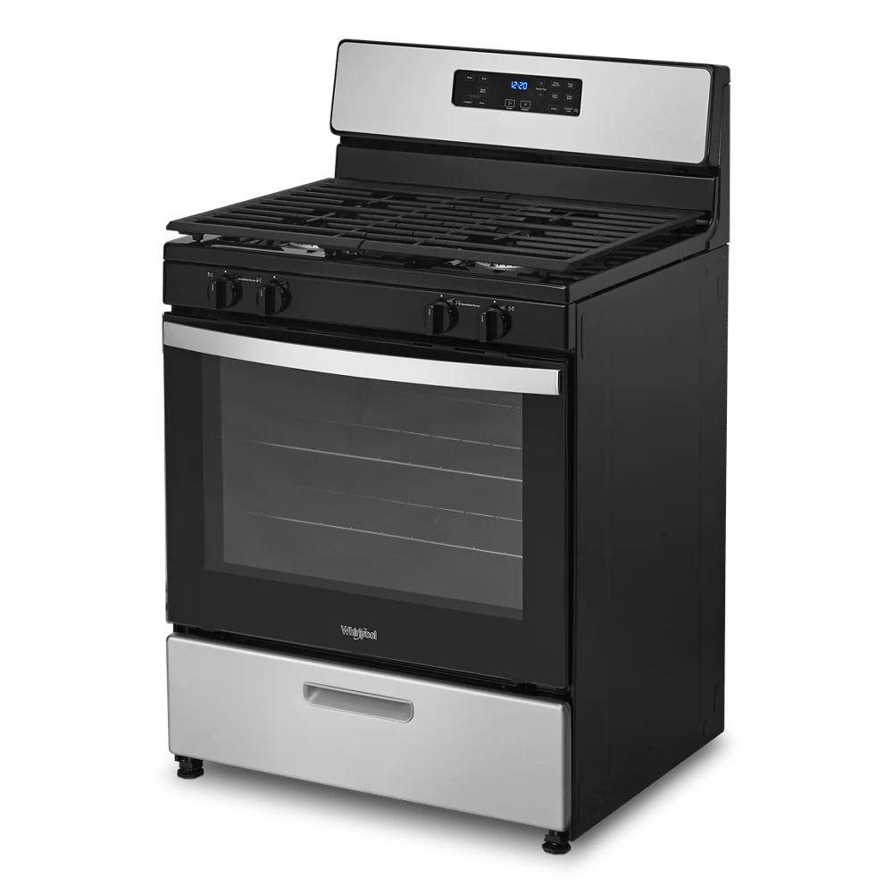 30" Free Standing Gas Range White W38361