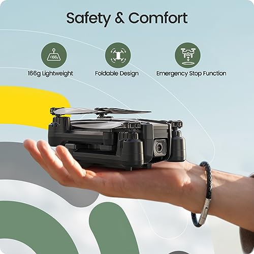 Foldable FPV Drone with 1080P WiFi Camera and Carrying Case J9598
