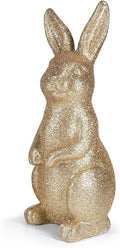 Golden Polyresin Bunny Easter Decor Statue G727