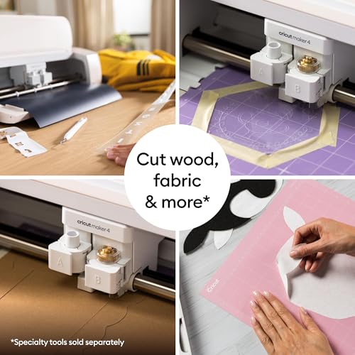 Smart Cutting Machine with Smart Vinyl, Cardstock, Transfer Tape, Iron On HTV, Mat, Pens, Tool Kit E557741