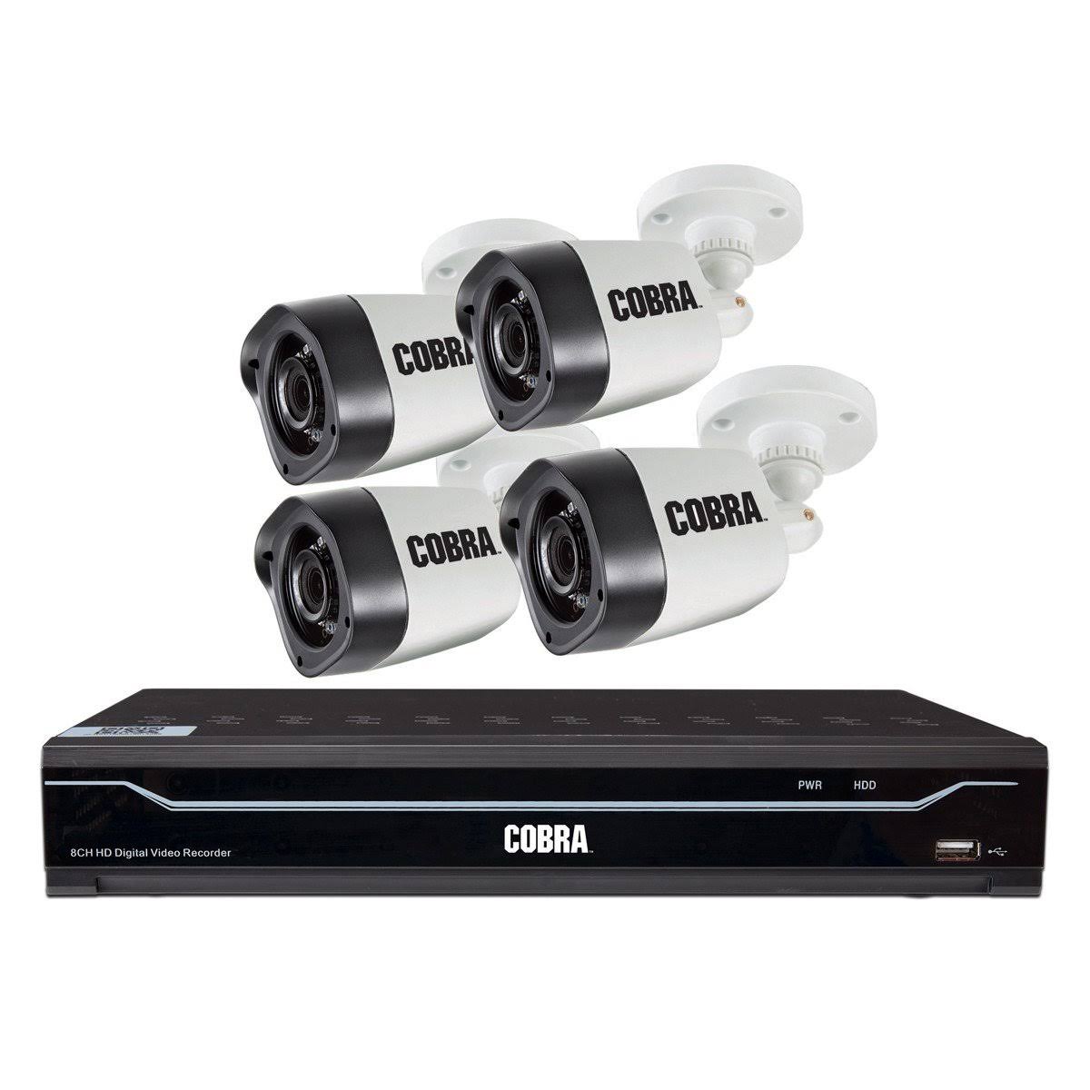 8-Channel Surveillance DVR with 4 HD Cameras L67294
