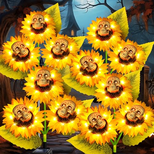 12 Pack Outdoor Solar LED Christmas Lights with 8 Lighting Modes N79713