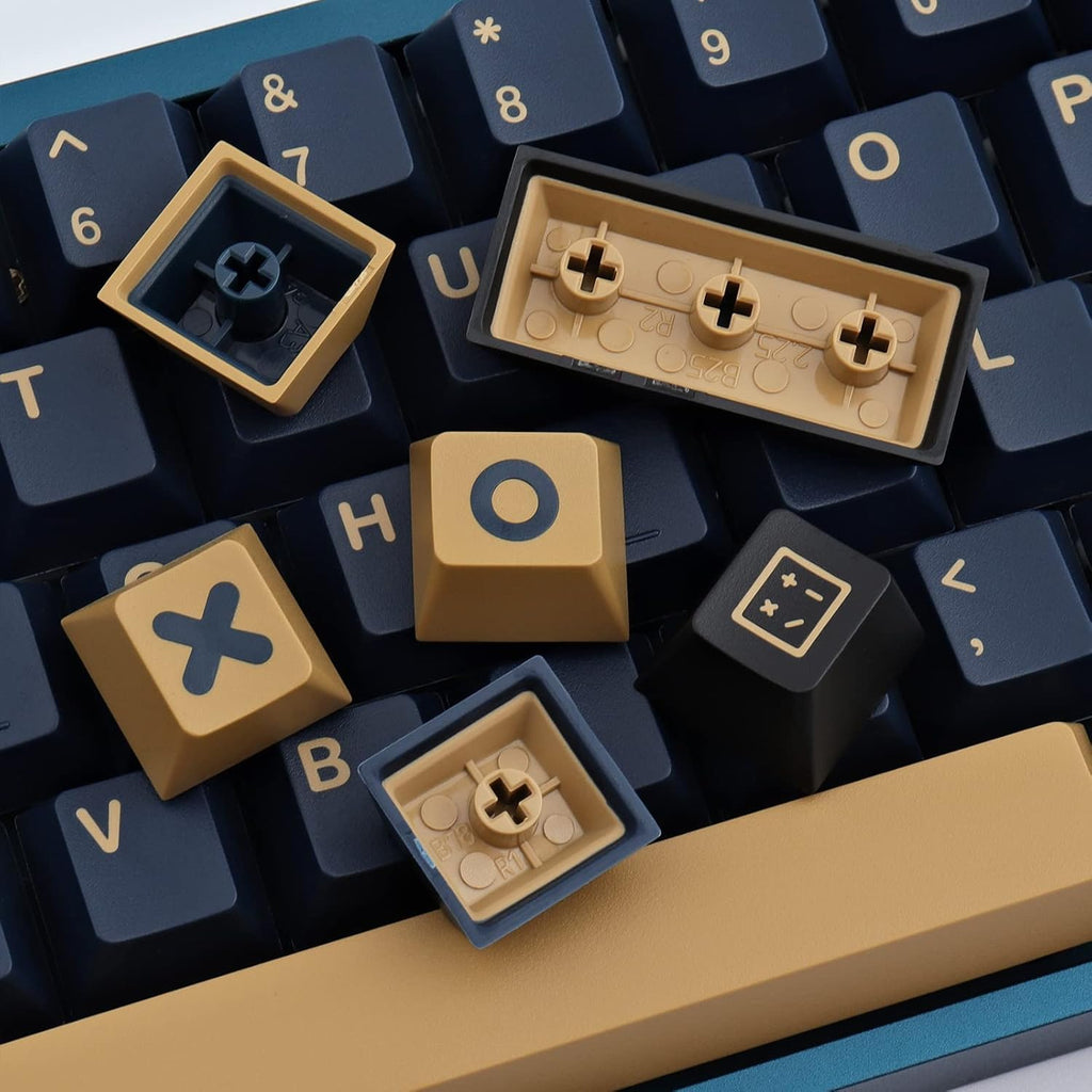 171 Keys Blue Custom Keycaps Doubleshot ABS Keycap Set Cherry Profile L928414