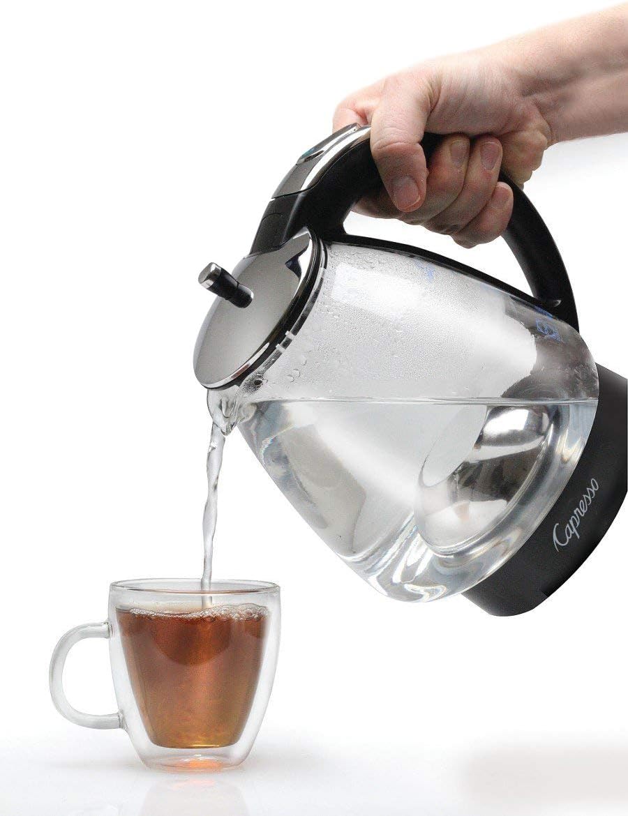 48 oz Black Polished Chrome Rapid-Boil Kettle X8695