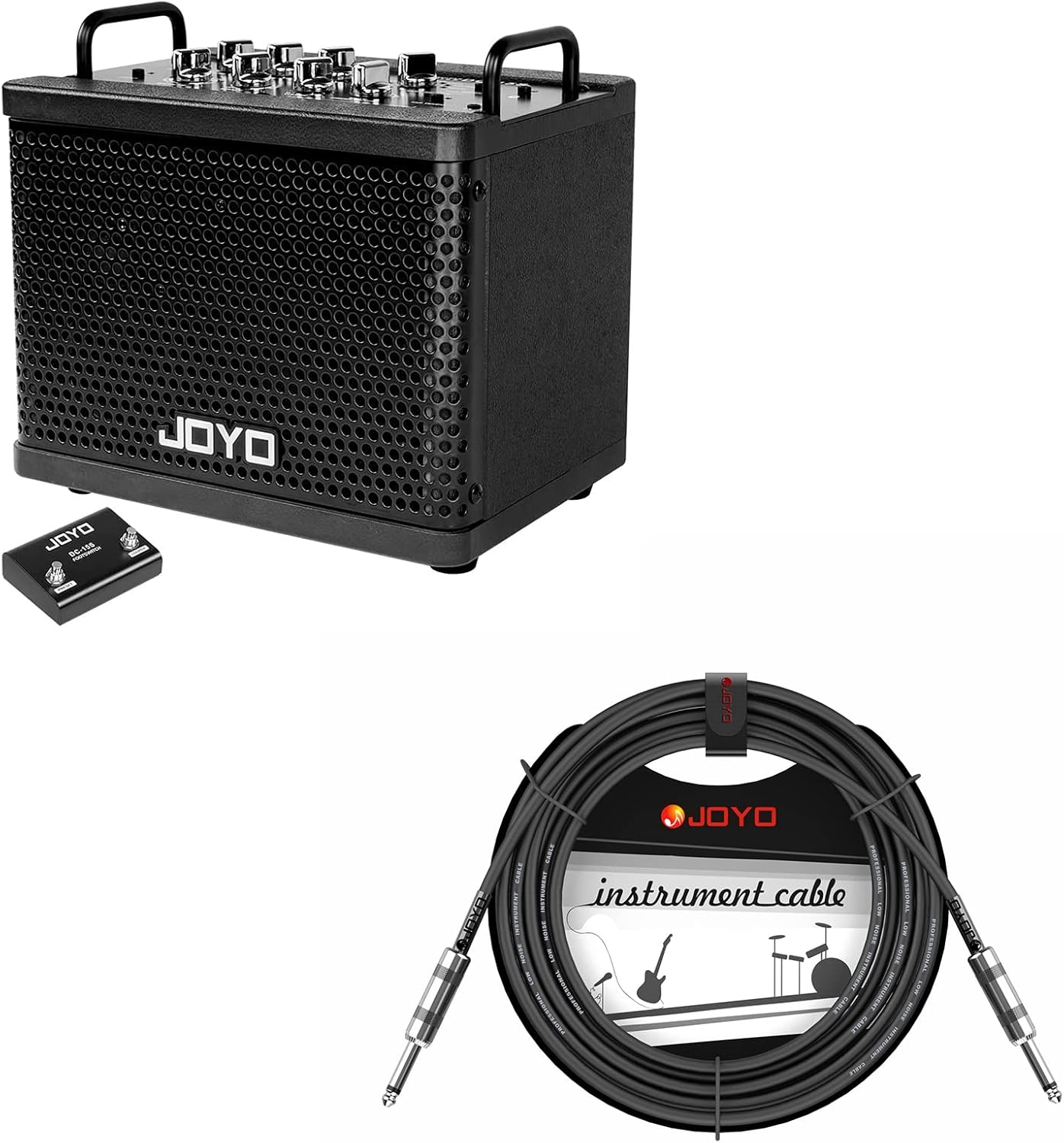 Digital Modeling Combo Amplifier Bundle with Audio Instrument Cable A197