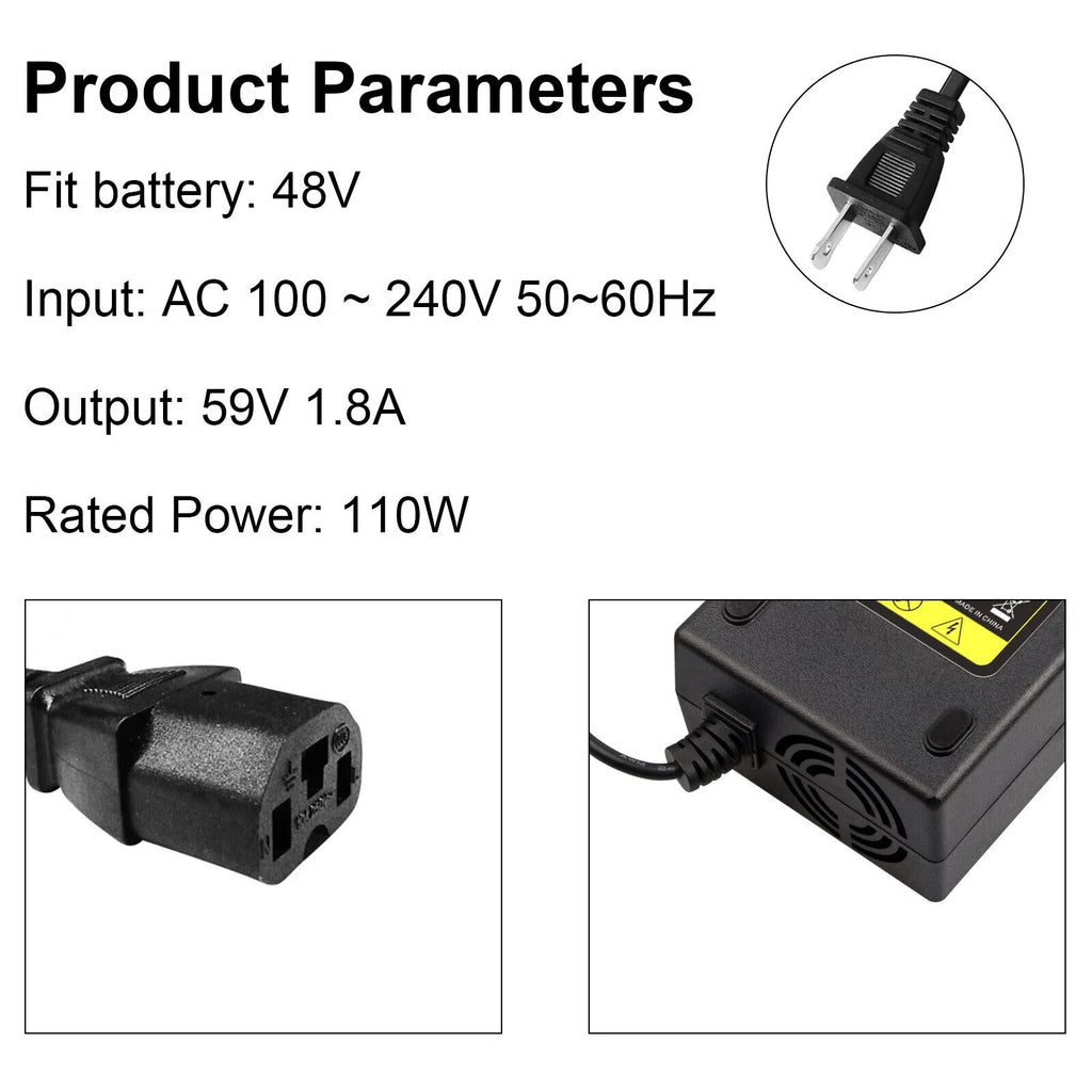 48V 1.8A Electric Scooter Battery Charger K4998