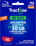 Unlimited Talk & Text Plus 30 GB of Data 180-Day Prepaid Plan Z24514