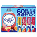 Zero Sugar Flavored Drink Mix Packets Variety Pack 60 Count N8639