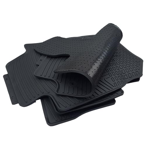 Black 3D Custom Fit All-Weather Floor Mats Set for Toyota Camry K408