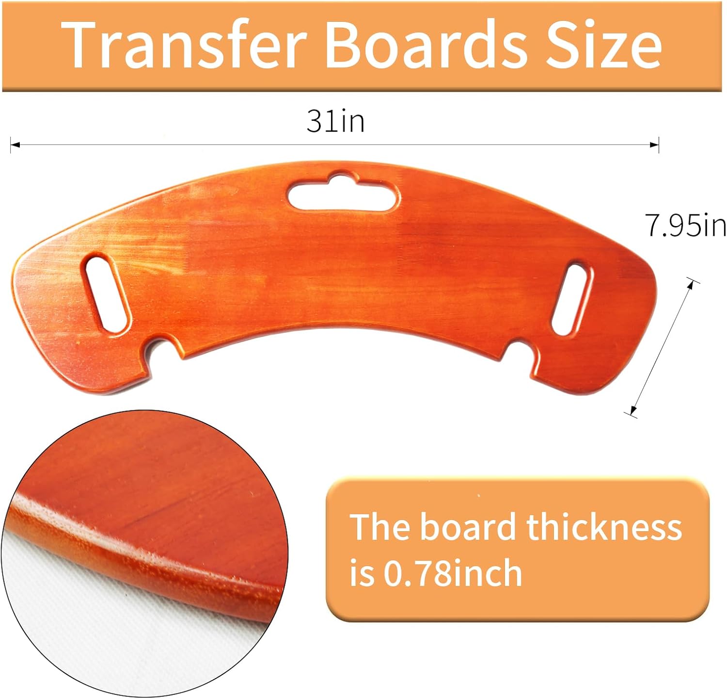 31" Wooden Slide Transfer Board T375