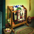 Heirloom Quilt Stand Woodworking Project Paper Plan V243956
