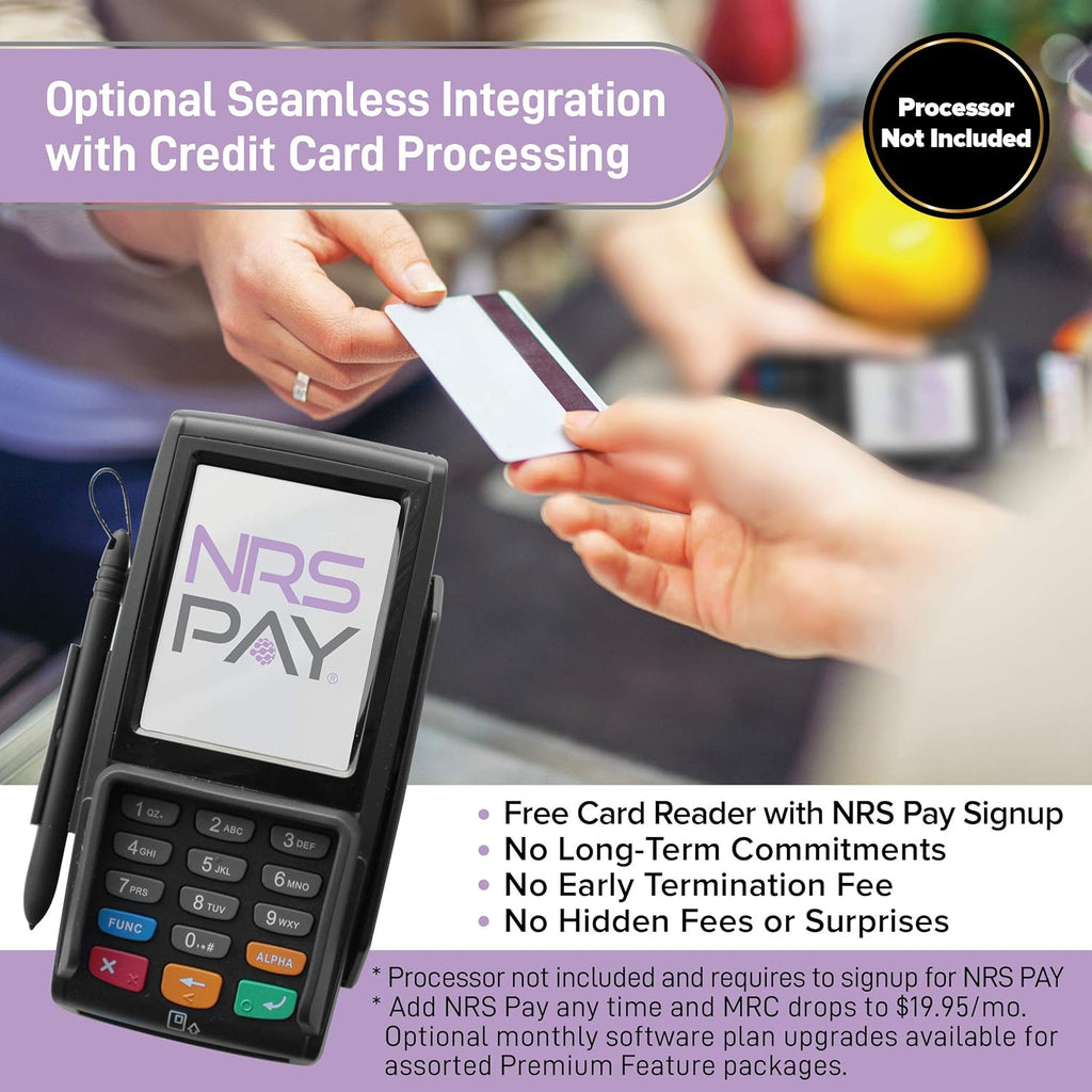 POS System Bundle with Touch Screen Monitor, Barcode Scanner & Thermal Receipt Printer I365342