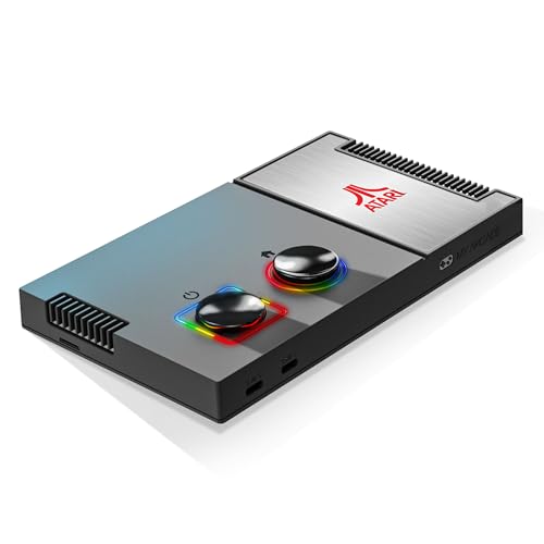 Video Game Console with 200+ Games, Wireless Joysticks, RGB LED Lights M53830