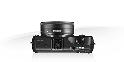 Black 18.0 MP Compact System Camera with 3.0-Inch LCD and EF-M22 STM Lens U398