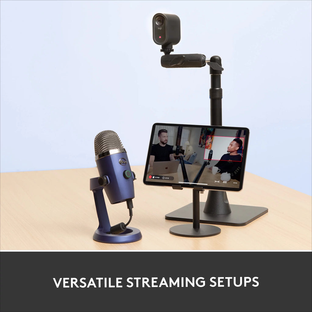 Black Wireless Live Streaming Camera 1080p HD W238255