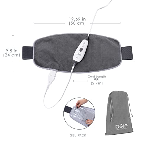 Lumbar & Abdominal Heating Pad with Adjustable Belt V595