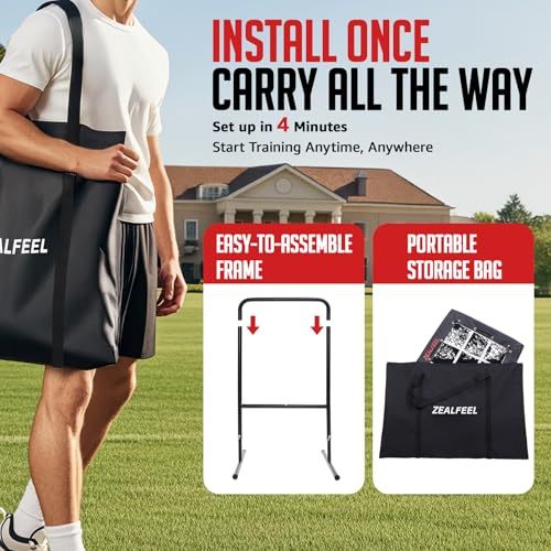 9 Hole Pitching Net with Carry Bag F34568