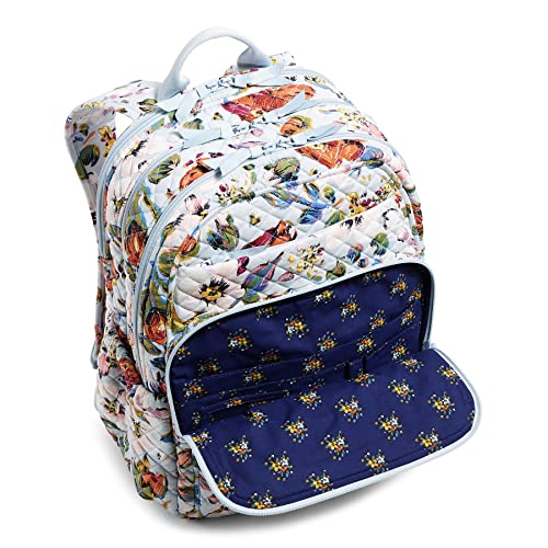 Cotton XL Campus Backpack, Charcoal Medallion F87197