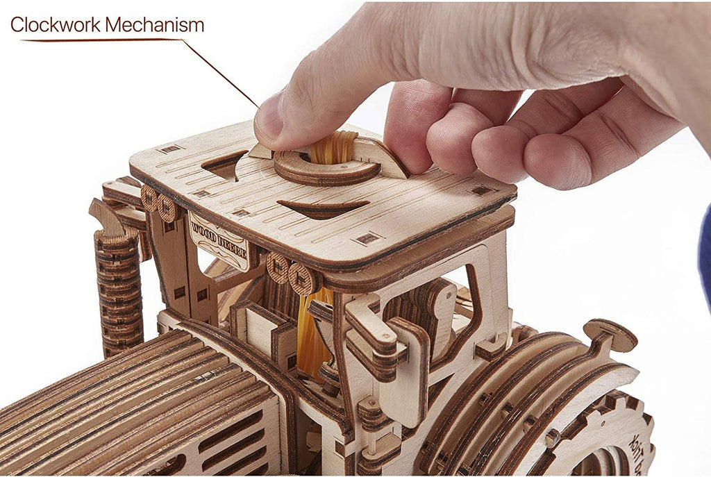 Wooden Mechanical Tractor Model Kit M219