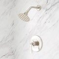 Brushed Nickel Shower System with Single Function Shower Head A46335