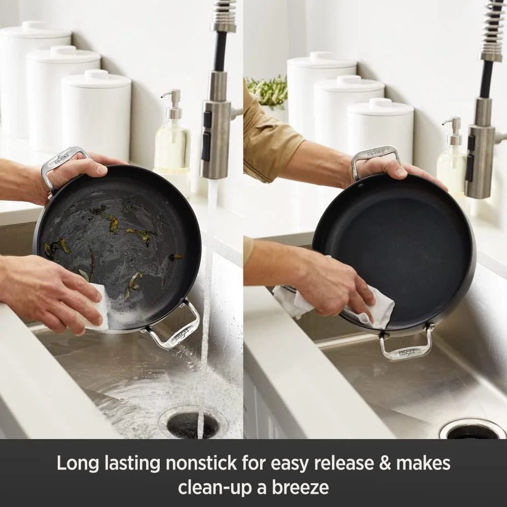 4 quart Hard Anodized Nonstick Cookware with Glass Lid F941